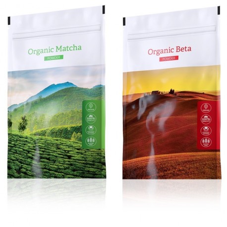 Organic Beta powder + Organic Matcha powder